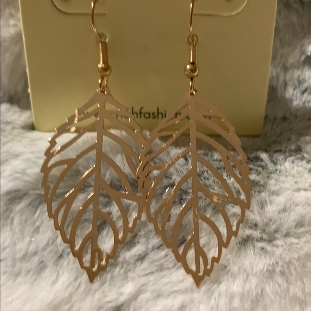 Gold Leaf Earrings